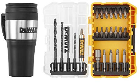 DEWALT 25PC DRILL DRIVE SET + MUG DISPLAY 4