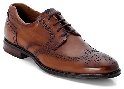 LLOYD Herren Schnürhalbschuhe Marian, Männer Businessschuhe,Derby,lose Einlage,Normalweit,schnürschuhe,Businessschuhe,Derby,Cognac,45 EU / 10.5 UK