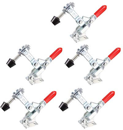 sourcing map 5 Pcs Hand Tool Vertical Toggle Clamp Quick Release Clamp 220 Lbs/100kg Holding Capacity