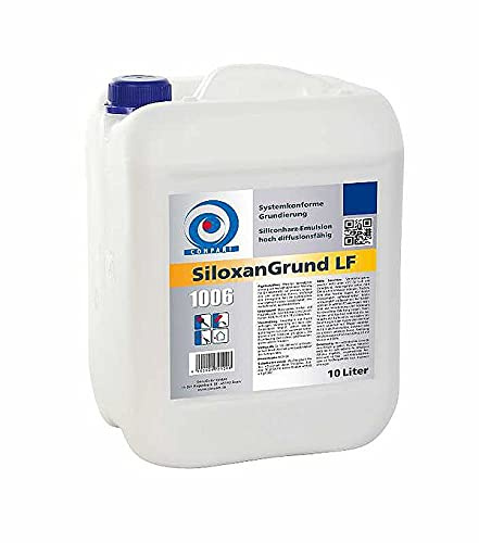 Conpart SiloxanGrund LF 1006 - Primer in resina siliconica priva di solventi, per esterni con effetto idrofobante, 10 litri