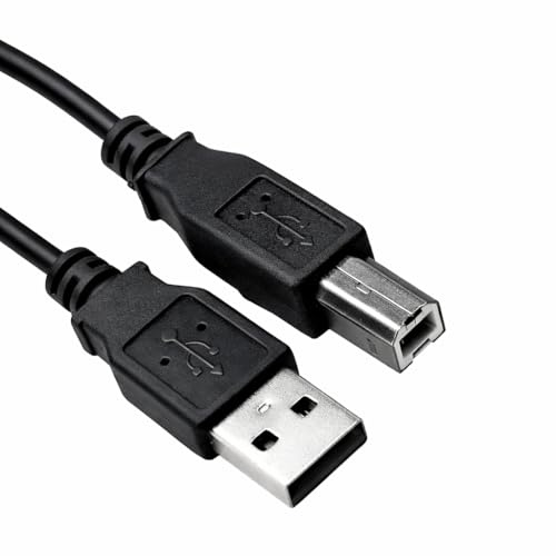 Cavo stampante da 3 metri, Cavo USB 2.0 Tipo A a Tipo B, compatibile con qualsiasi stampante, scanner, multifunzione, garanzia Italia