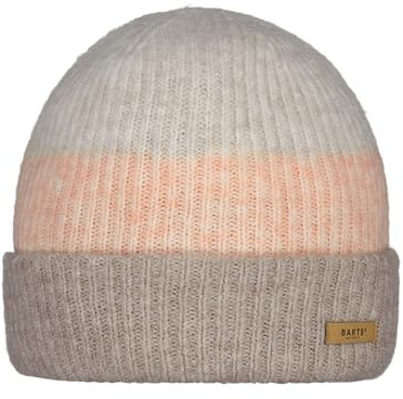 Barts Damen Beanie Suzam Wintermütze mit Streifen 6101 Light Brown 24