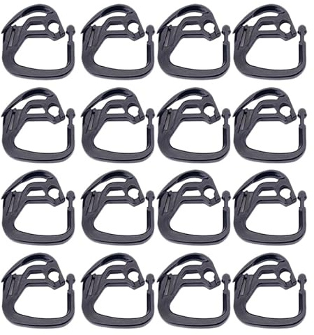 SUPVOX Clips De Filet D'Ombre 100 Pièces 3.4X3 Cm Crochets De Fixation Robustes Pour Jardin Serre Accessoires De Filet D'Ombrage Extérieur Faciles À Installer