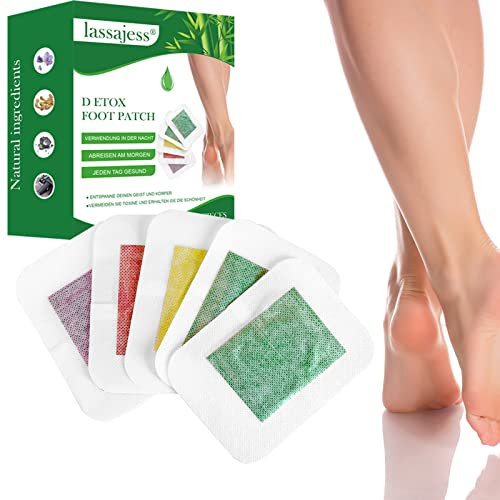 Detox Foot Patch, 20 cerotti Detox per piedi, per disintossicazione (20 pezzi)