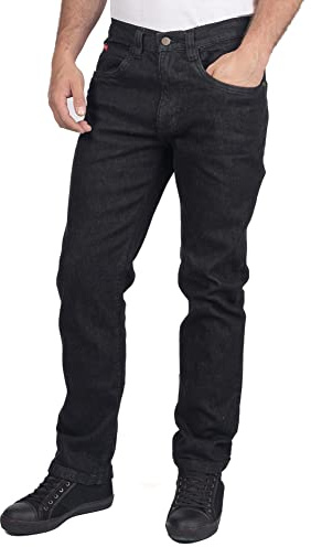 Lee Cooper Mens Workwear Stretch Denim Work Jean, Black, 32 Waist / 31 Leg Regular UK