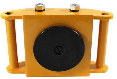 Patín de Transporte de Maquinaria Carretilla de carga for maquinaria pesada 6 toneladas con rodillos y rotación 360°