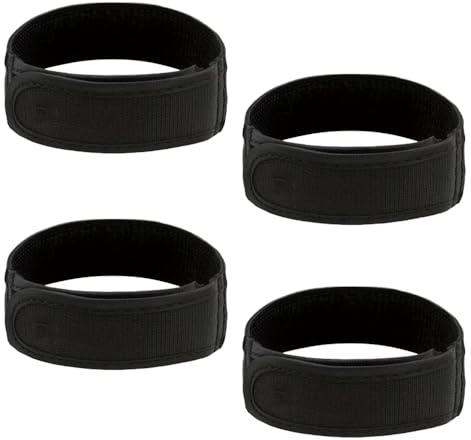 YFTRFR 4 Piezas Cinturones Sin Hebilla, Diseño Cómodo Elástico Lateral Ajustable Invisible y Práctico para Hombre y Mujer, Jeans, Trabajo, Viaje, Colegio, Hogar, Casual, Regalo(Negro)