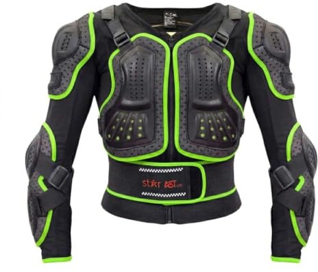 Traje de motocicleta para niños, protectores ligeros para la espalda, para motocross, BMX, ciclismo, todoterreno, deportes al aire libre, armadura de protección