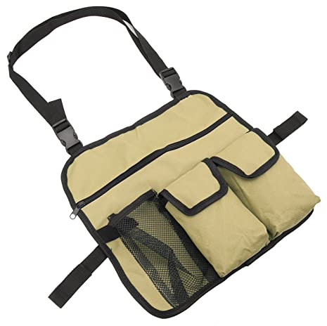 ZDETGU Borsa per Braccioli per Sedia da Spiaggia, in Tessuto di Bue 600D, con Tasche Multiple, per Campeggio all'aperto, Viaggi, Cinghie per Sedia a Rotelle e Poltrona Reclinabile, (1234123)