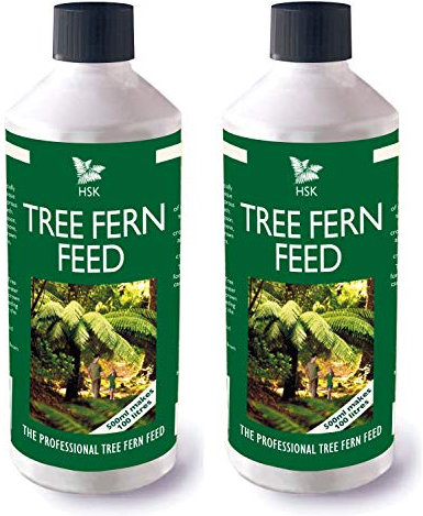 YouGarden 2 x HSK 500ml Tree Fern Feed for Outdoor Plants, Plant Food, Liquid Plant Feed in Bottles for Ferns, Plant Food Outdoor for Ferns and Shade Loving Plants and Ferns