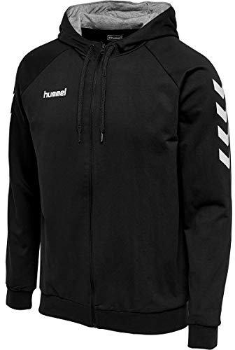 hummel Hmlgo Cotton Zip Hoodie Kapuzenpullover Herren Schwarz S