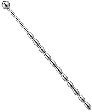 Roluck Dilatador de próstata de acero inoxidable para masturbación para hombres y principiantes (155 mm)