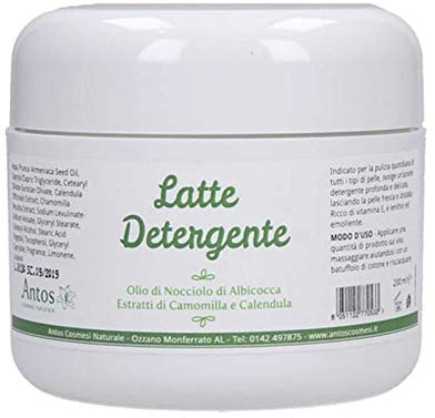 ANTOS ECOBIO LATTE DETERGENTE ALBICOCCA CAMOMILLA E CALENDULA VISO 200ML C1