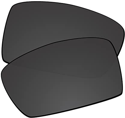 EZReplace Verres de rechange pour lunettes de soleil Oakley Oil Drum (verres non polarisés) – Compatible avec monture Oakley Oil Drum (noir carbone), noir carbone, Taille unique