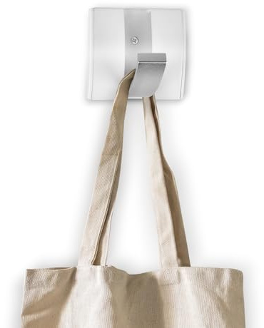 flintronic Wall Mounted Floating Rack with Single Hooks, Foldable Metal Wall Hook, Space Aluminum Material Coat Hook Rack Wall Hanger, Hanger with Retractable Hooks for Jackets, Coats, Hats, Bags