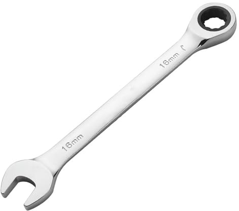 LIYINGFUING Dual-use Fast Ratchet Wrench, Open Plum Blossom Hardware tool-18mm, 10 Pieces per Box