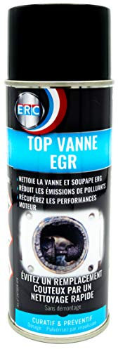 ERC | [Top Valve EGR] | Additivo per motore Diesel e benzina | Detergente valvola e valvola EGR senza smontaggio | Ripristina le prestazioni del motore | Riduce le emissioni inquinanti | Aerosol 400