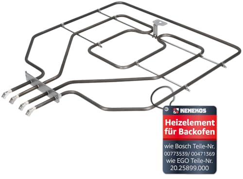 Kenekos - Heizelement 230V Oberhitze 2800 Watt. Kompatibel mit Siemens/Bosch Backofen wie 773539/00773539, 471369/00471369. Heizung, Heizkörper, Backofenheizung für Herd