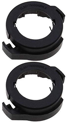 Create idea 2PCS HID H7 LED Bulb Base Adapter Holder Headlight Bulb Socket Retainer Clips Black Compatible with Magotan Espace MK3