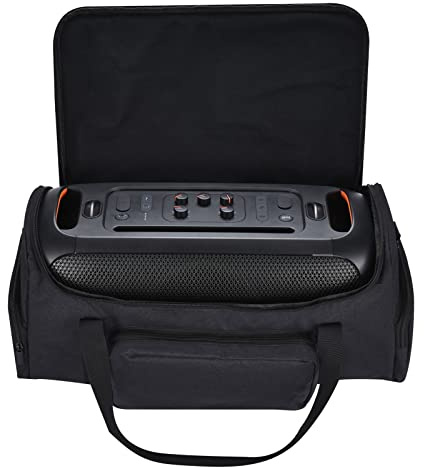 Hzycwgone Étui de Voyage pour JBL PartyBox on-The-Go/on-The-Go Essential | Housse Sacoche avec Poignée Transport pour Microphone & Accessoires, pour Protection à Extérieur et Voyage, Sac de Rangement
