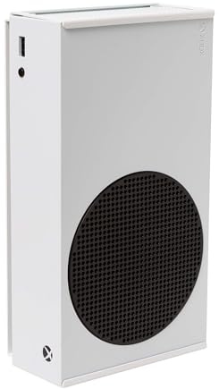 HIDEit Mounts Wall Mount for Xbox Series S - American Company - White Steel Mount for Xbox Series S - Patented