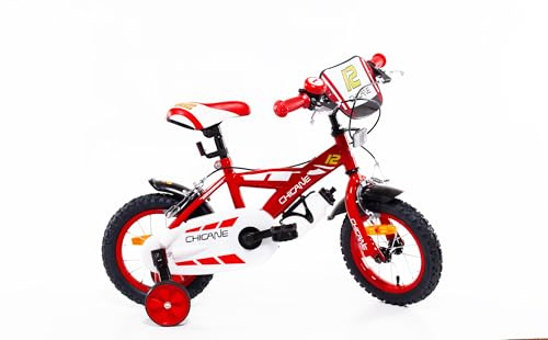 SCH Bici Chicane, Bicicletta Bambino, Rossa, 12