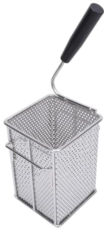 Pentola fritta, robusto pentola da filtro a olio in acciaio inossidabile, cestino pratico di grande capacità, setaccio pieghevole pieghevole, accessori versatili, per feste in
