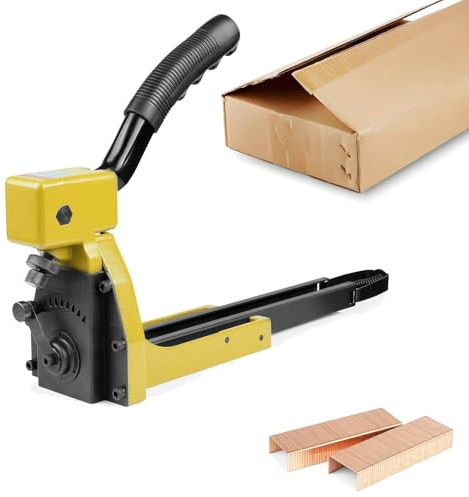 Agrafeuse manuelle for fermeture de cartons, calibre 16, couronne de 1-3/8 pouce, agrafes de 3/4 pouce de longueur for la fermeture de cartons et de boîtes pliantes