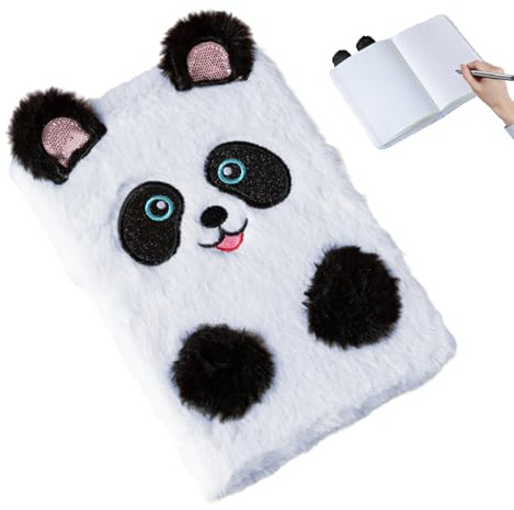 Plush Journal - 21x15x1.8cm Creative Diary, Artistic Notebook for Drawing, Soft Cover Sketchbook with Writing Space, Stationery Organizer, Distinctive Keepsake for Brainstorming and Daily Notes