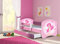 CLAMARO 'Fantasia Pink' 180 x 80 Kinderbett Set inkl. Matratze, Lattenrost und mit Bettkasten Schublade, mit verstellbarem Rausfallschutz und Kantenschutzleisten, Design: 07 Pinke Fee