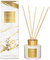 Stoneglow Luna Collection Cedarwood & Cypress 120ml Scented Reed Diffuser (White & Gold)