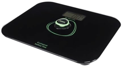 Perel Pèse-personne, numérique, max. 150 kg, sans piles, écran LCD, extinction automatique, indicateur de surcharge, noir