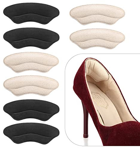 Molain 4 Pairs Cuscino del Tallone Pad Invisibile Autoadesive Scarpa Grip Liner Solette Protezioni del Tallone Per le donne degli uomini Talloniere Grip