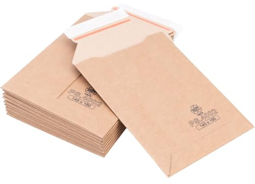 verpacking 200 Versandtaschen Karton Premium Qualität 145 x 190 mm DIN A6 Braun Wellpapp Versandtaschen Kartonversandtasche