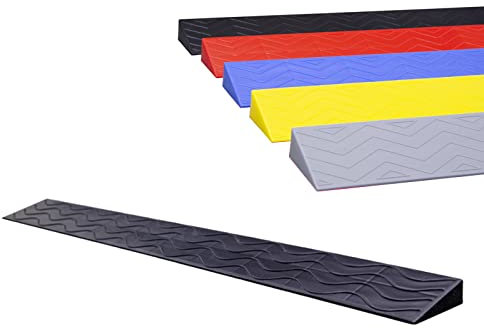 HOME UK Rampa per marciapiedi, Rampa di Soglia Portatile Rampe per Disabili per Scalini Altezza 1 A 6,5 Cm Rampa per Sedia a Rotelle Antiscivolo Rampa per Interni per Spazzatrice Soglie Porte E Bagno