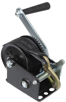 Cabrestante manual, cabrestante manual para remolque, cabrestante de mano para barcos, remolques y pickups, capacidad máxima de tracción 360 kg