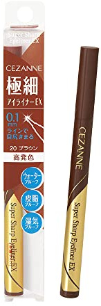Cezanne Super Sharp Eyeliner EX ‐ Brown