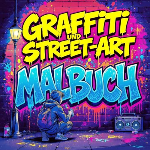 Graffiti & Street Art Malbuch für Jungs & Mädchen ab 10 Jahren: Das kreative Ausmalbuch für coole Kinder und Erwachsene, Über 50 einzigartige Motive, ... Zeichenstil zum Ausmalen, Symbole, Figuren,