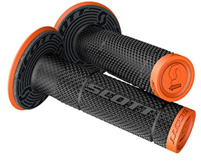 Scott SX II MX Motorrad Griffe inkl.Donut schwarz/orange