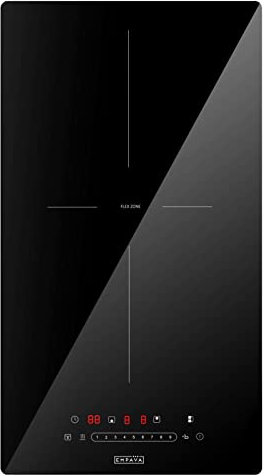 Empava Domino Induction Cooker, 220-240 V, 50-60 Hz, 3600 W, 2 Power Boost Burners