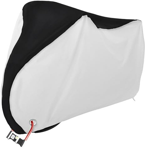 Baogaier Housse de Vélo, Housse Protection de Bicyclette Couverture Universelle Etanche avec Trous Anti-Vol & Sac de Rangement pour vélo de Montagne, Jusqu’à 29 Pouces VTT VTC Moto ATV, 200X70X110cm