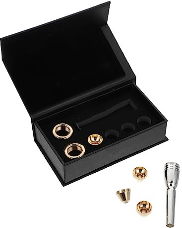 SHOWERORO Mundstück Für Trompete Messingmaterial Glatte Textur Langlebiges Instrumentenzubehör Praktisch Für Profis Und Anfänger