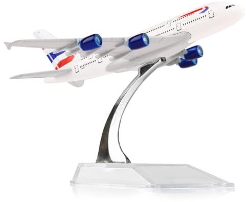teashow Airbus A380 Model Plane 1/400 16cm Diecast Airplane
