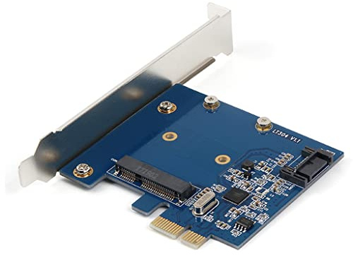 2 Porte Soft Per Raid III MSATA SSD 6GB/S Pci-E Scheda Controller Per Desktop PC SSD Per W/Basso Profilo Pcie A Ssd Adattatore