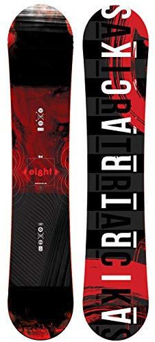 Airtracks Tabla de snowboard Eight Wide All Mountain Freestyle Freeride para hombre, 164 cm (Wide)