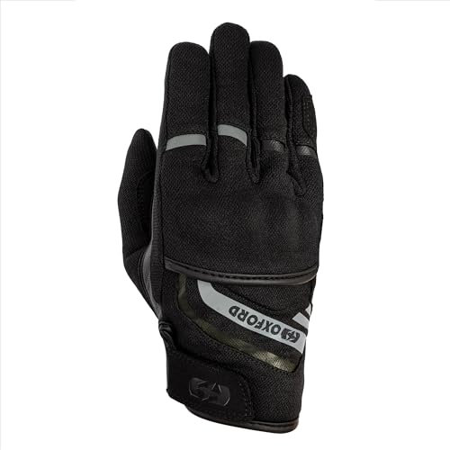 Oxford Dakar 1.0 - Guantes de Motocicleta para Mujer, Color Negro sigiloso, Talla M