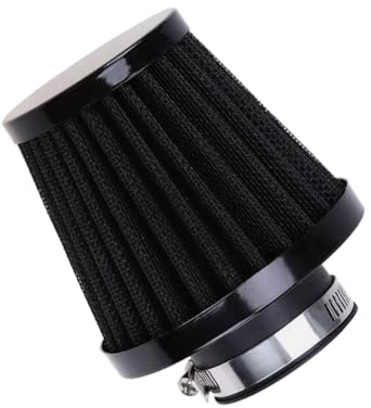 MOCNT Filtro de Aire de 45mm 46mm 47mm Filtro de Admisión de Aire para Automóvil Filtro de Ventilación del Turbo para Motocicleta Filtro de Aceite Filtro Entrada Aire Frío Negro