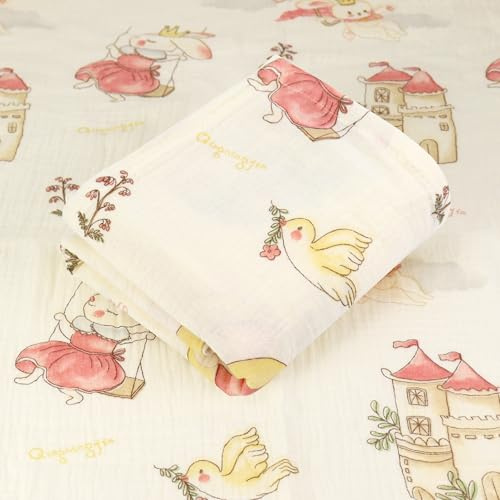 Hivia 110 x 100 cm muslinfilt muslinfilt baby, sommarfilt av 100 % bomull, sommar babyfilt bomullsfilt, babyfiltar nyfödda skötfilt | lås