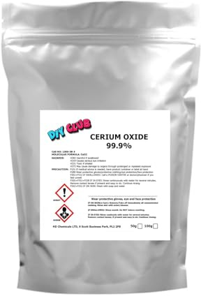 Cerium Oxide 100g - Fine Grade Glass Polishing Powder Scratch Remover & Surface Restoration Compound