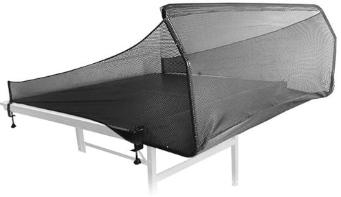 BAFOVY Pelota de Tenis de Mesa Netz, Material de Nailon con Tubo de Acero, Superficie Grande para una Captura Eficiente de la Pelota, Club en Casa y el Entrenamiento Escolar